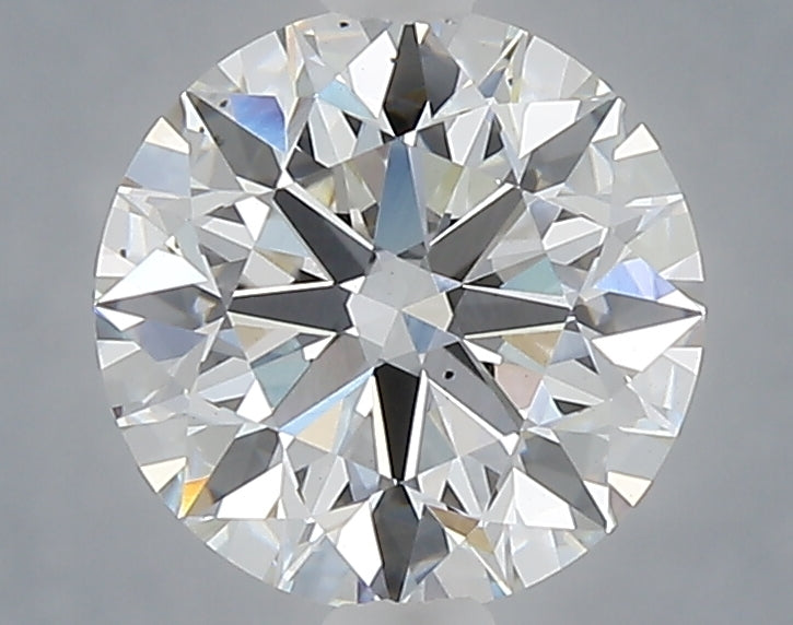 2.06 Carat Round Shaped, Excellent Cut, E Color, VS2 Clarity, IGI Certified Lab Grown Diamond