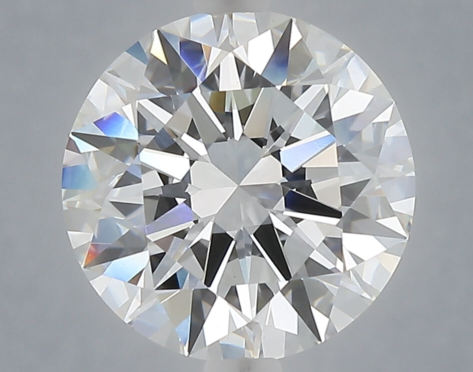 4.09 Carat Round Shaped, Excellent Cut, D Color, VS1 Clarity, IGI Certified Lab Grown Diamond