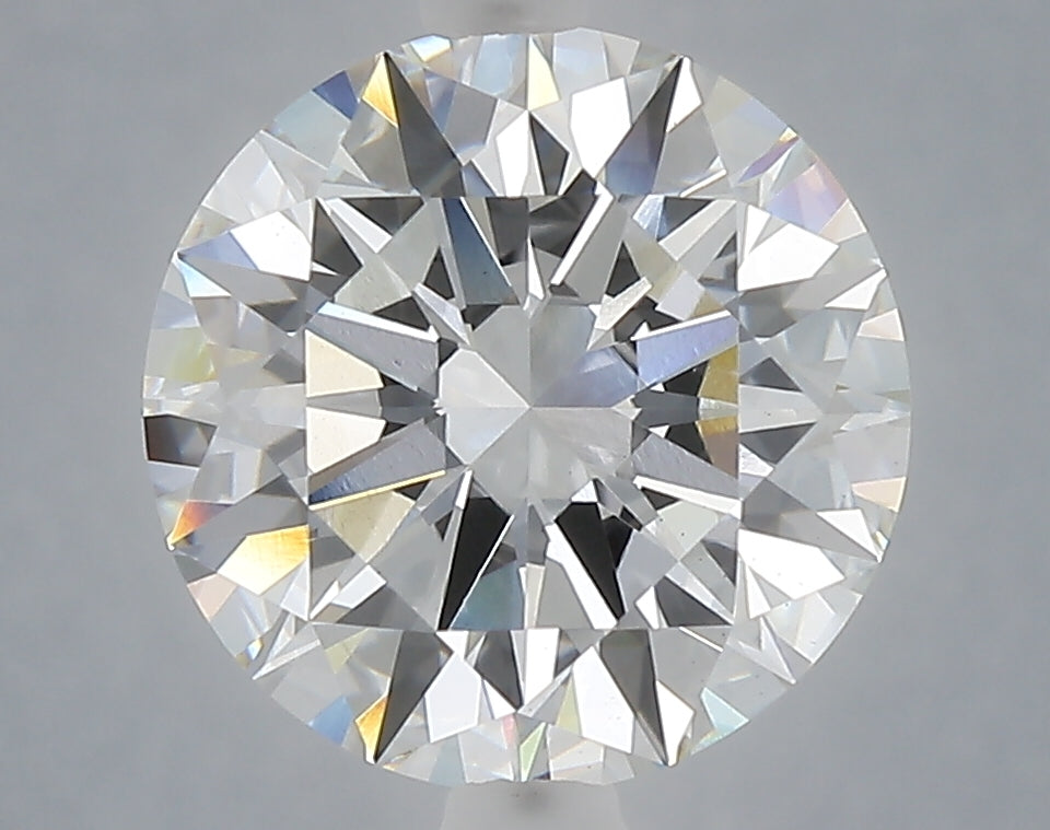 4.05 Carat Round Shaped, Excellent Cut, F Color, VS1 Clarity, IGI Certified Lab Grown Diamond