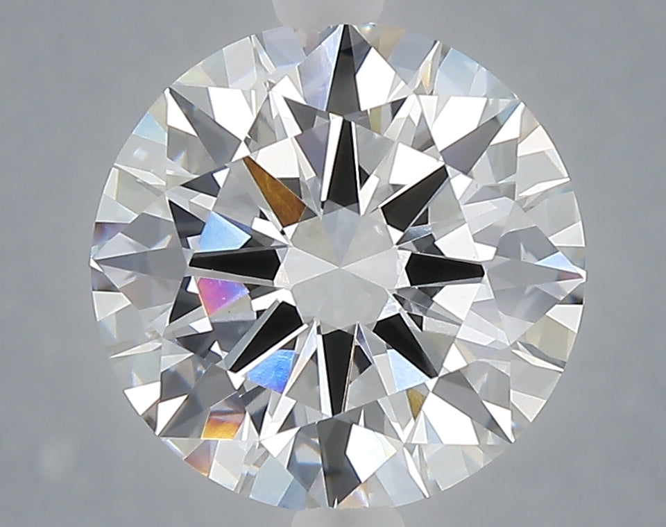 4.00 Carat Round Shaped, Excellent Cut, E Color, VS1 Clarity, IGI Certified Lab Grown Diamond