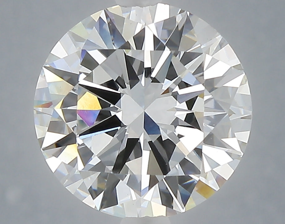 4.00 Carat Round Shaped, Excellent Cut, E Color, VS1 Clarity, IGI Certified Lab Grown Diamond