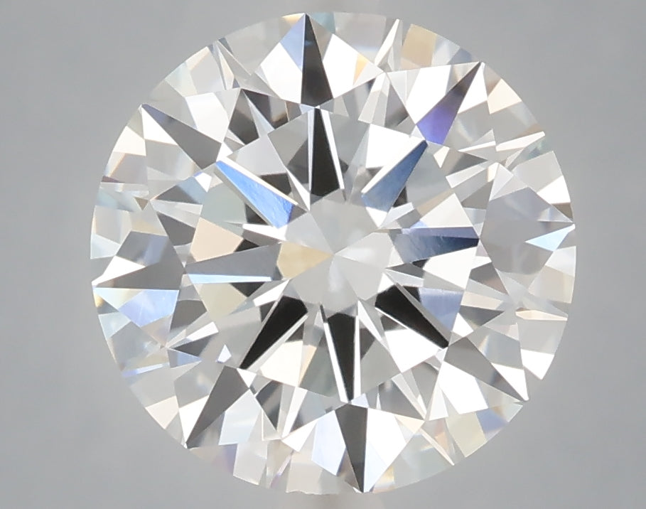 4.06 Carat Round Shaped, Excellent Cut, E Color, VVS2 Clarity, IGI Certified Lab Grown Diamond