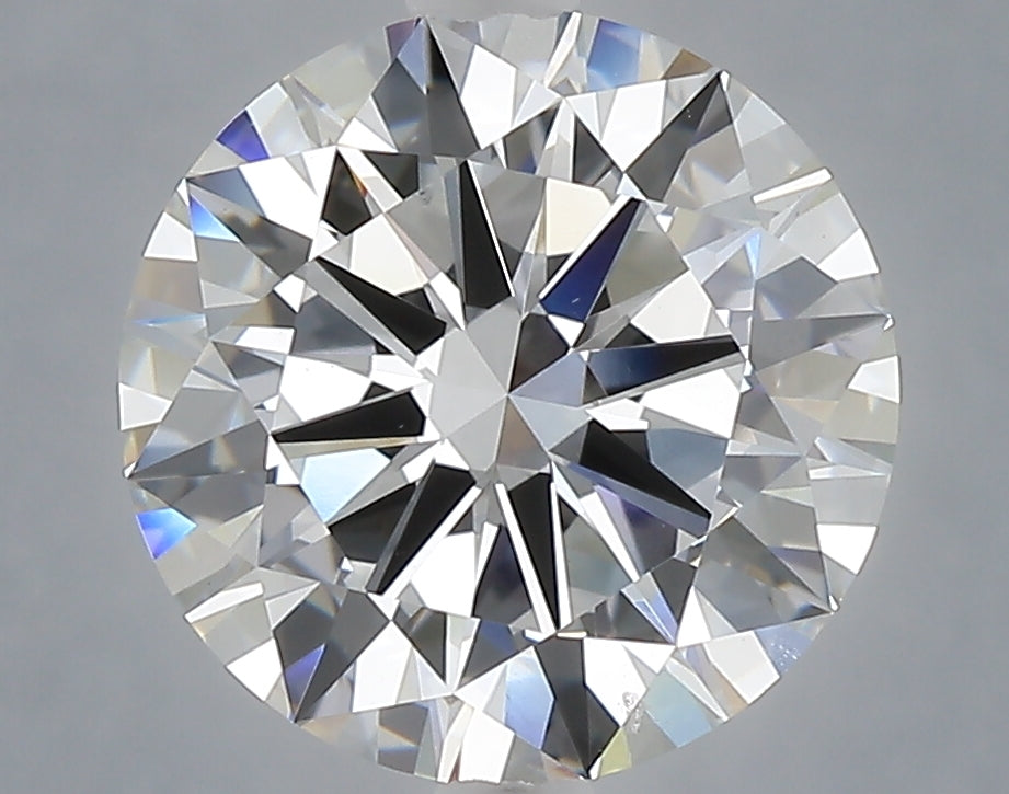 4.07 Carat Round Shaped, Excellent Cut, E Color, VVS2 Clarity, IGI Certified Lab Grown Diamond