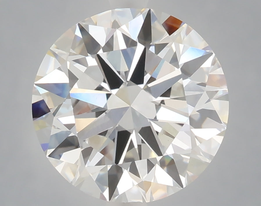 4.08 Carat Round Shaped, Excellent Cut, E Color, VVS2 Clarity, IGI Certified Lab Grown Diamond