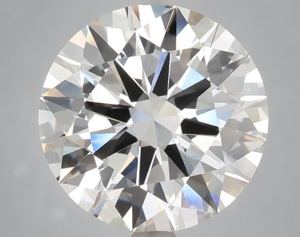 5.04 Carat Round Shaped, Excellent Cut, F Color, VS1 Clarity, IGI Certified Lab Grown Diamond