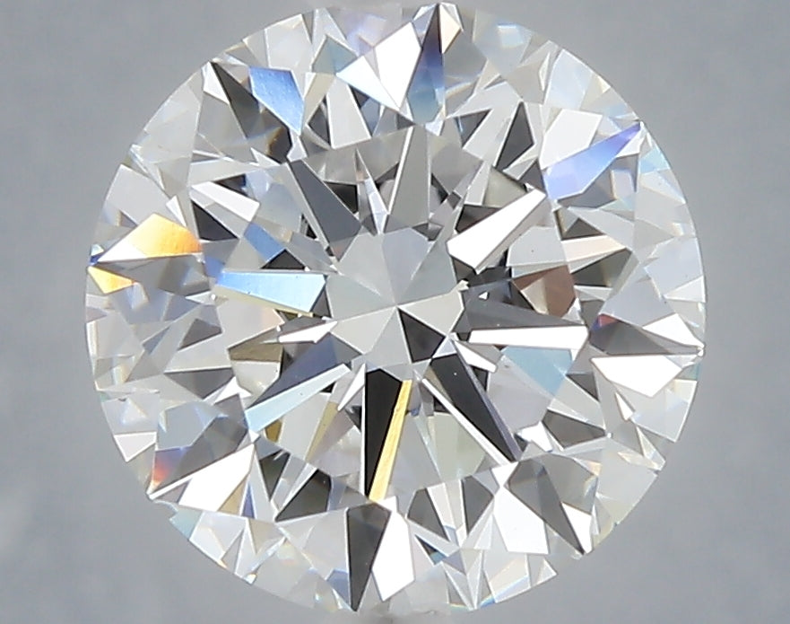 4.01 Carat Round Shaped, Excellent Cut, E Color, VVS2 Clarity, IGI Certified Lab Grown Diamond
