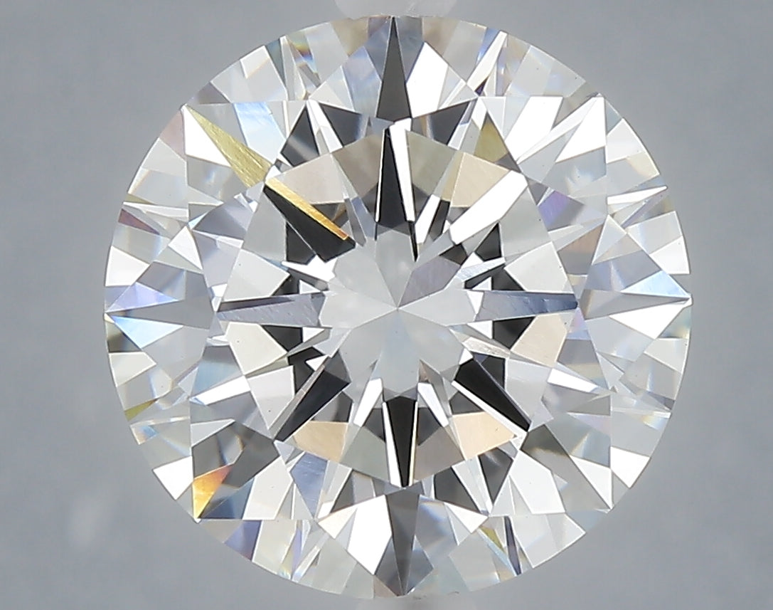 5.04 Carat Round Shaped, Excellent Cut, E Color, VVS2 Clarity, IGI Certified Lab Grown Diamond
