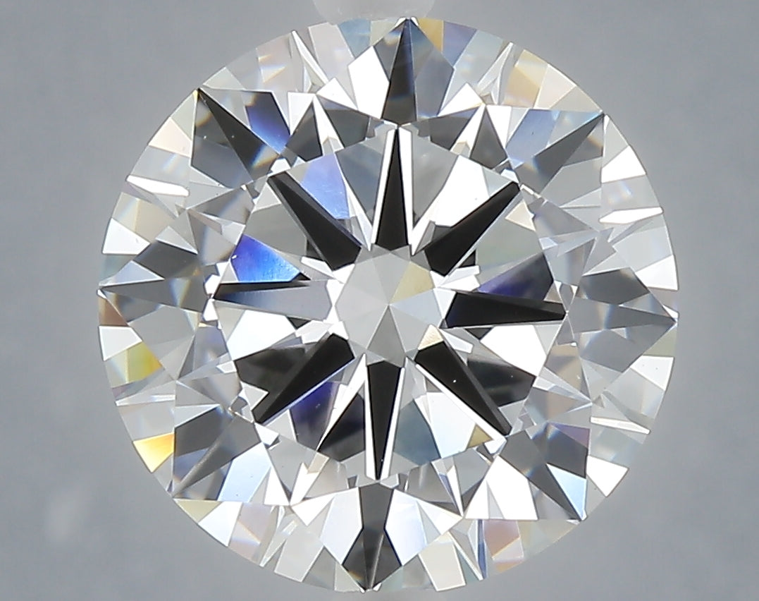 5.00 Carat Round Shaped, Excellent Cut, F Color, VS1 Clarity, IGI Certified Lab Grown Diamond