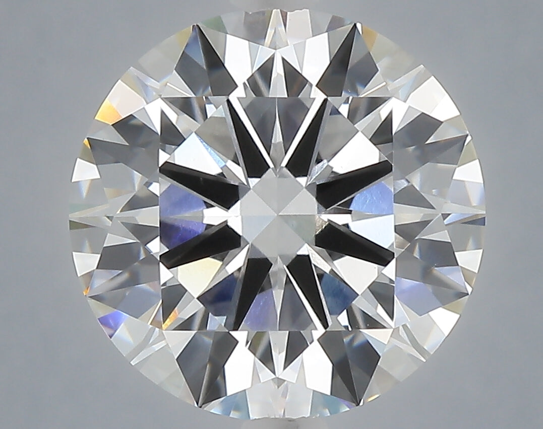 5.04 Carat Round Shaped, Excellent Cut, E Color, VVS2 Clarity, IGI Certified Lab Grown Diamond