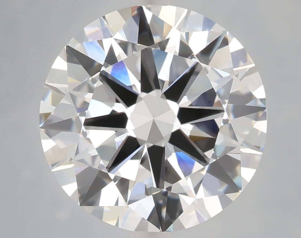 6.01 Carat Round Shaped, Excellent Cut, E Color, VVS2 Clarity, IGI Certified Lab Grown Diamond