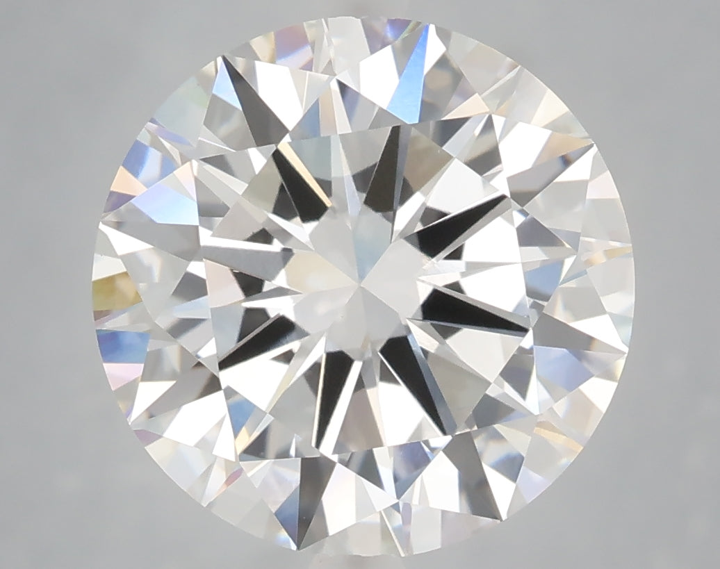 6.03 Carat Round Shaped, Excellent Cut, E Color, VVS2 Clarity, IGI Certified Lab Grown Diamond