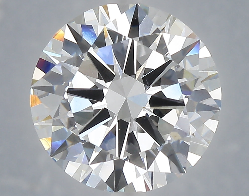 5.02 Carat Round Shaped, Excellent Cut, F Color, VVS2 Clarity, IGI Certified Lab Grown Diamond