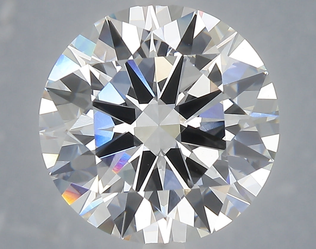 6.00 Carat Round Shaped, Excellent Cut, E Color, VVS2 Clarity, IGI Certified Lab Grown Diamond