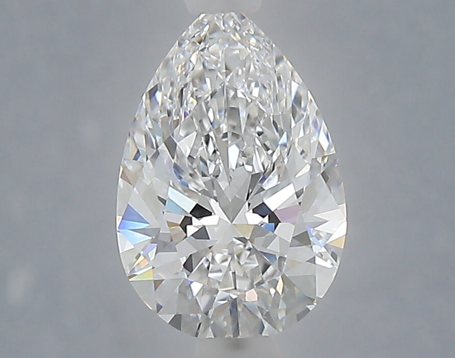 1.54 Carat Pear Shaped, Ideal Cut, D Color, VVS2 Clarity, IGI Certified Lab Grown Diamond