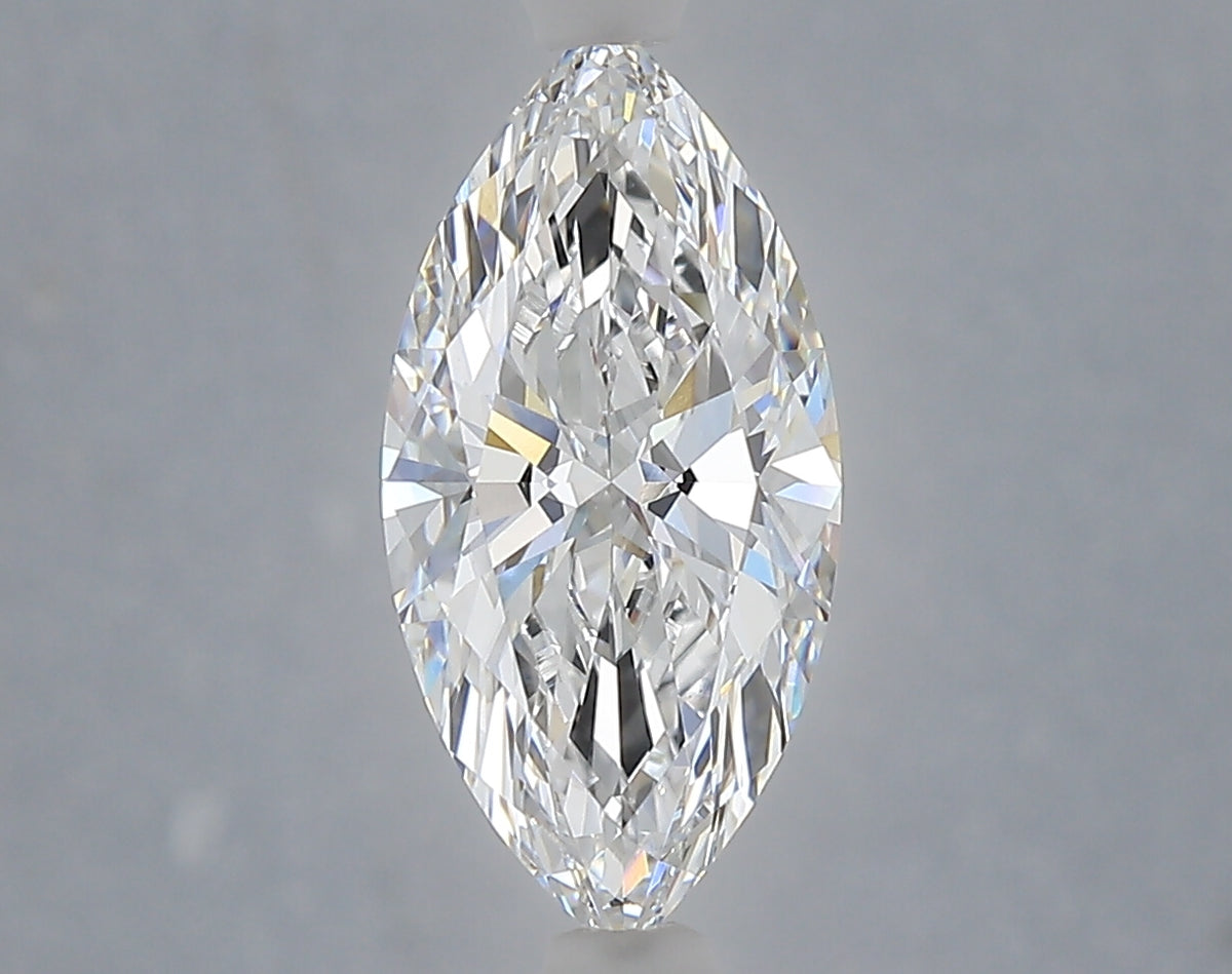 2.01 Carat Marquise Shaped, Ideal Cut, D Color, VVS2 Clarity, IGI Certified Lab Grown Diamond