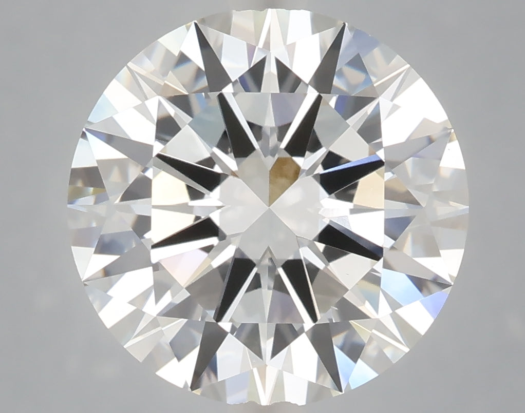 5.70 Carat Round Shaped, Excellent Cut, F Color, VS1 Clarity, IGI Certified Lab Grown Diamond