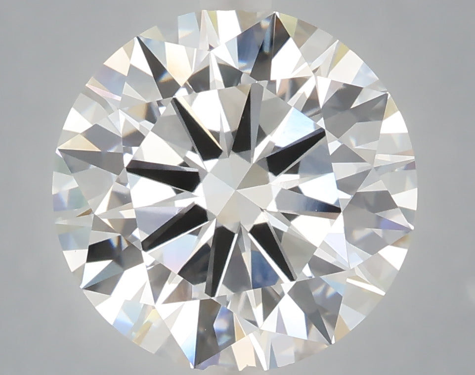 5.03 Carat Round Shaped, Ideal Cut, F Color, VVS2 Clarity, IGI Certified Lab Grown Diamond