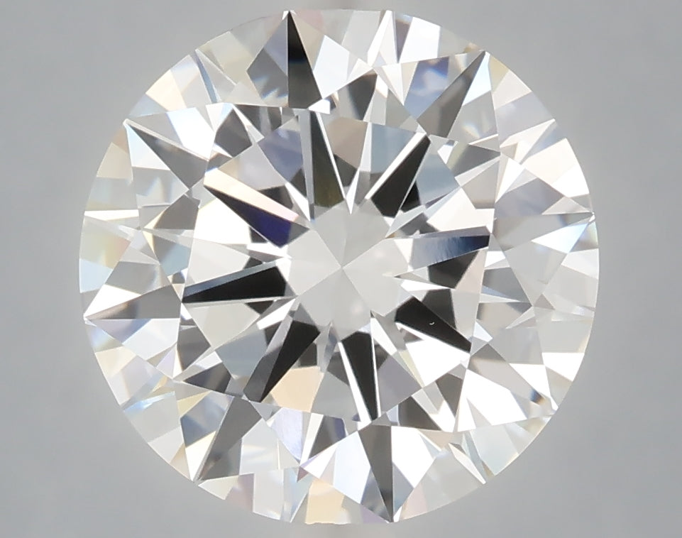5.00 Carat Round Shaped, Excellent Cut, F Color, VVS2 Clarity, IGI Certified Lab Grown Diamond