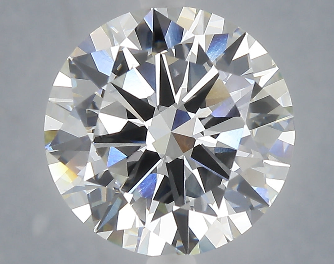 6.00 Carat Round Shaped, Excellent Cut, F Color, VVS2 Clarity, IGI Certified Lab Grown Diamond