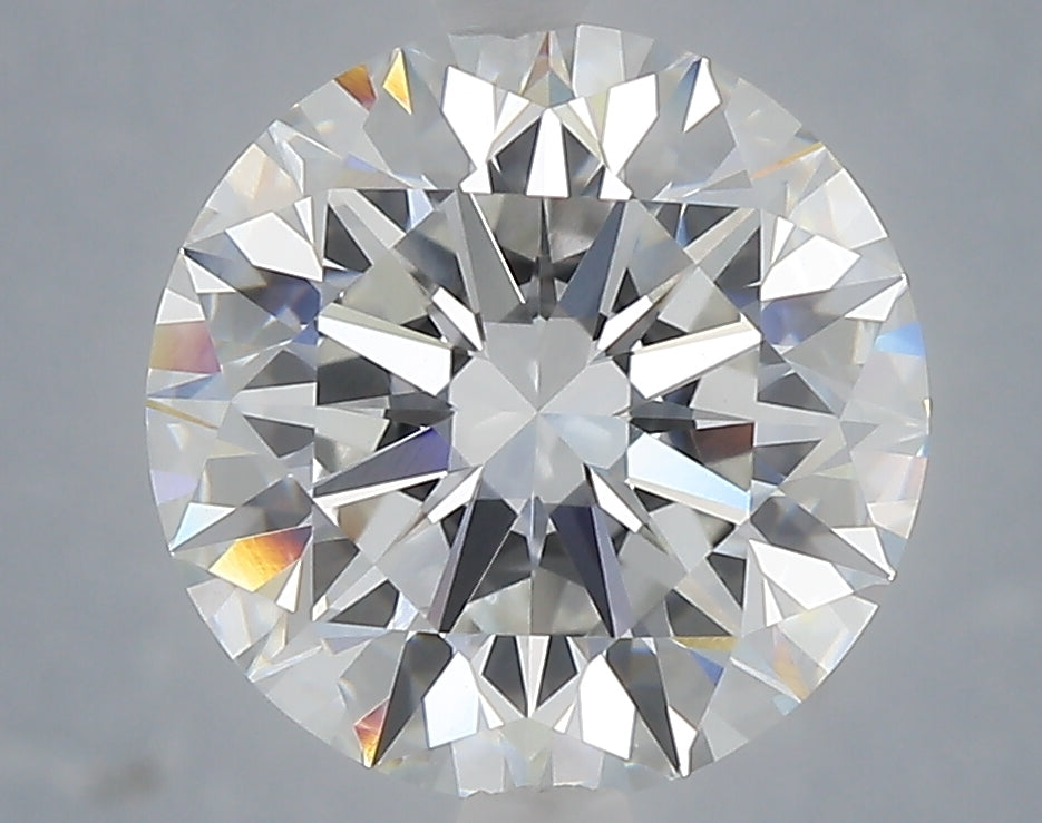 4.08 Carat Round Shaped, Excellent Cut, E Color, VVS2 Clarity, IGI Certified Lab Grown Diamond