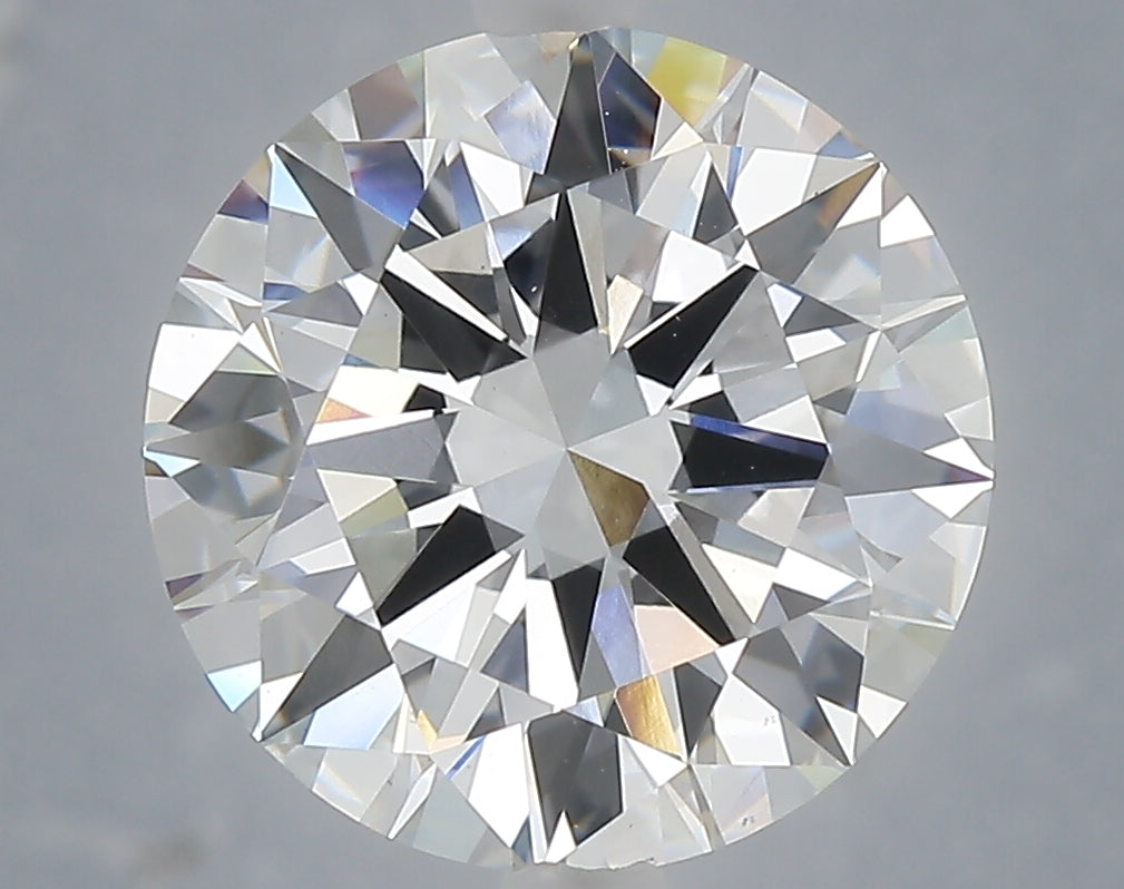5.00 Carat Round Shaped, Excellent Cut, E Color, VS1 Clarity, IGI Certified Lab Grown Diamond