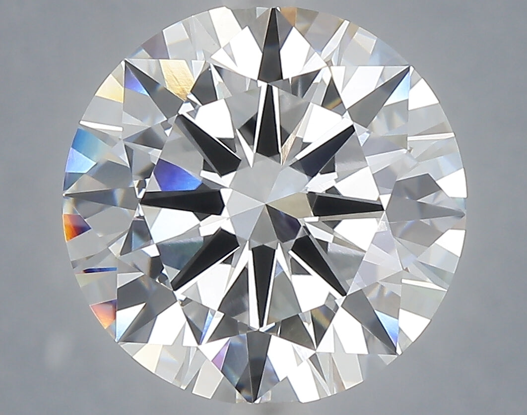 6.06 Carat Round Shaped, Excellent Cut, E Color, VVS2 Clarity, IGI Certified Lab Grown Diamond