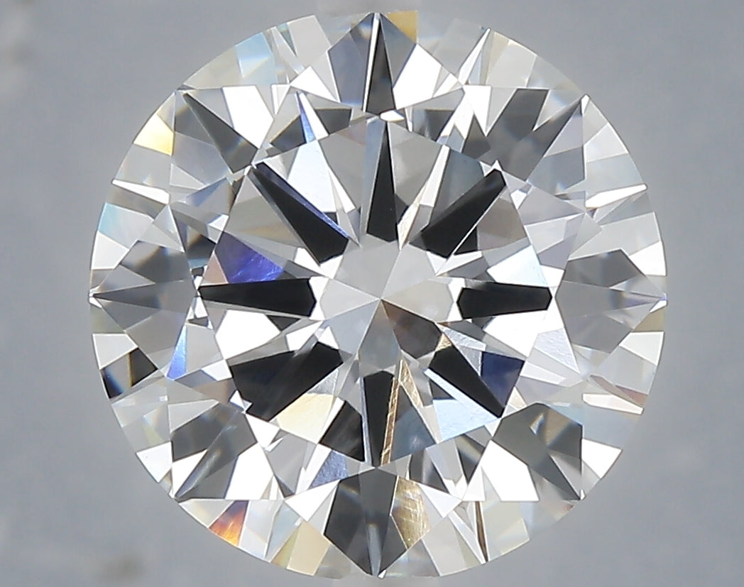 6.02 Carat Round Shaped, Excellent Cut, E Color, VVS2 Clarity, IGI Certified Lab Grown Diamond