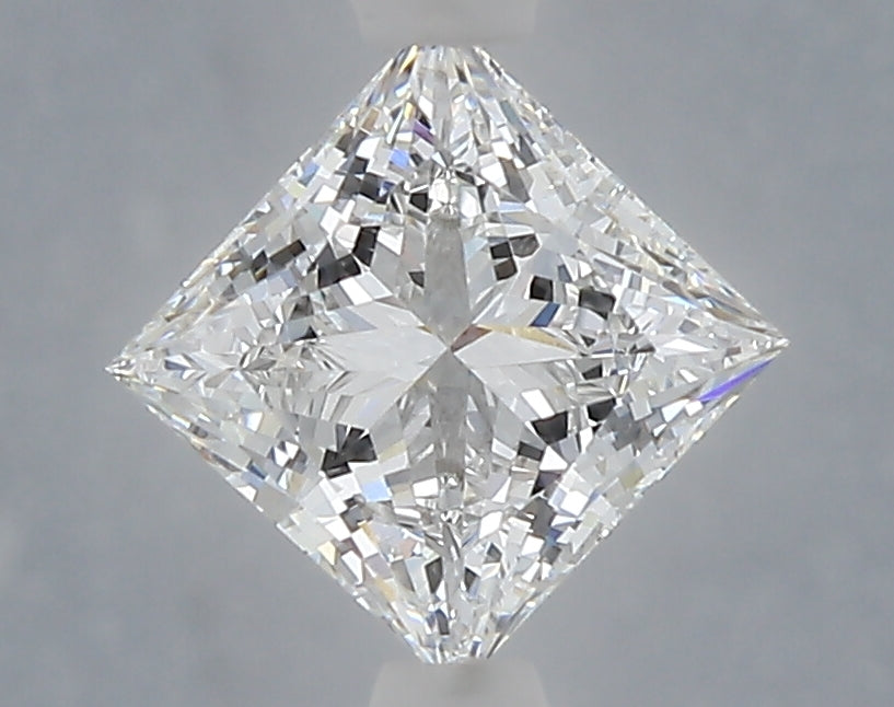 1.59 Carat Princess Shaped, Excellent Cut, D Color, VVS2 Clarity, IGI Certified Lab Grown Diamond