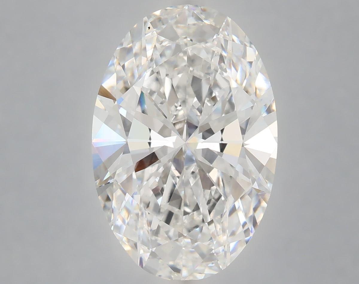 6.03 Carat Oval Shaped, Ideal Cut, D Color, VS1 Clarity, IGI Certified Lab Grown Diamond