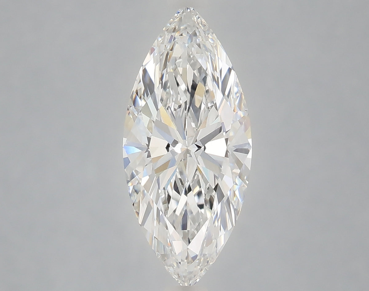 2.09 Carat Marquise Shaped, Ideal Cut, E Color, VVS2 Clarity, IGI Certified Lab Grown Diamond