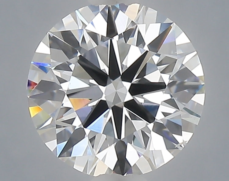 1.53 Carat Round Shaped, Ideal Cut, D Color, VS2 Clarity, IGI Certified Lab Grown Diamond