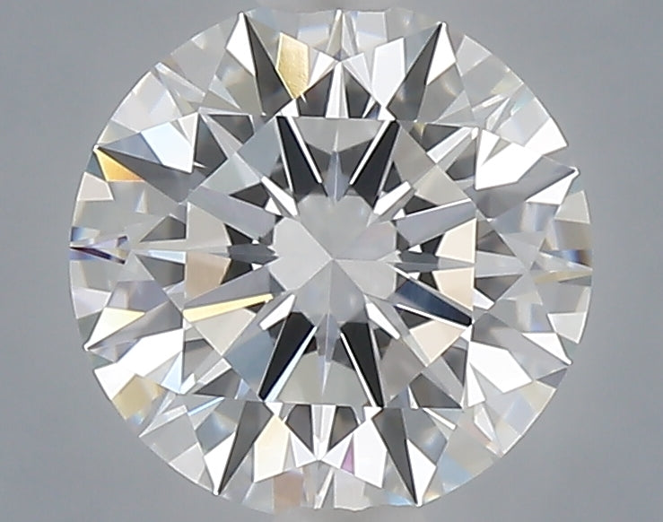 1.54 Carat Round Shaped, Ideal Cut, D Color, VVS2 Clarity, IGI Certified Lab Grown Diamond