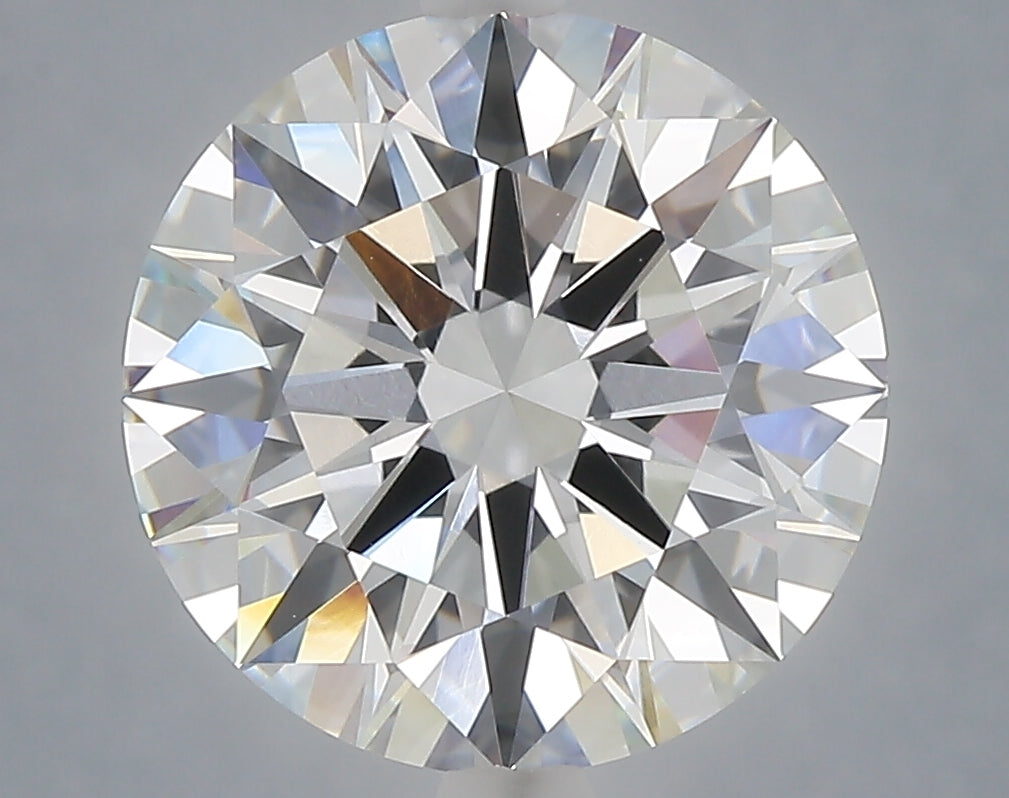 5.10 Carat Round Shaped, Ideal Cut, F Color, VVS2 Clarity, IGI Certified Lab Grown Diamond