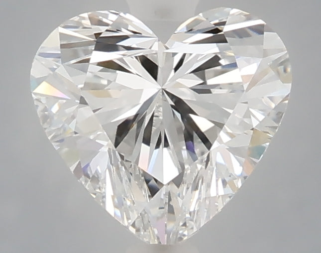 1.59 Carat Heart Shaped, Excellent Cut, D Color, VVS2 Clarity, IGI Certified Lab Grown Diamond