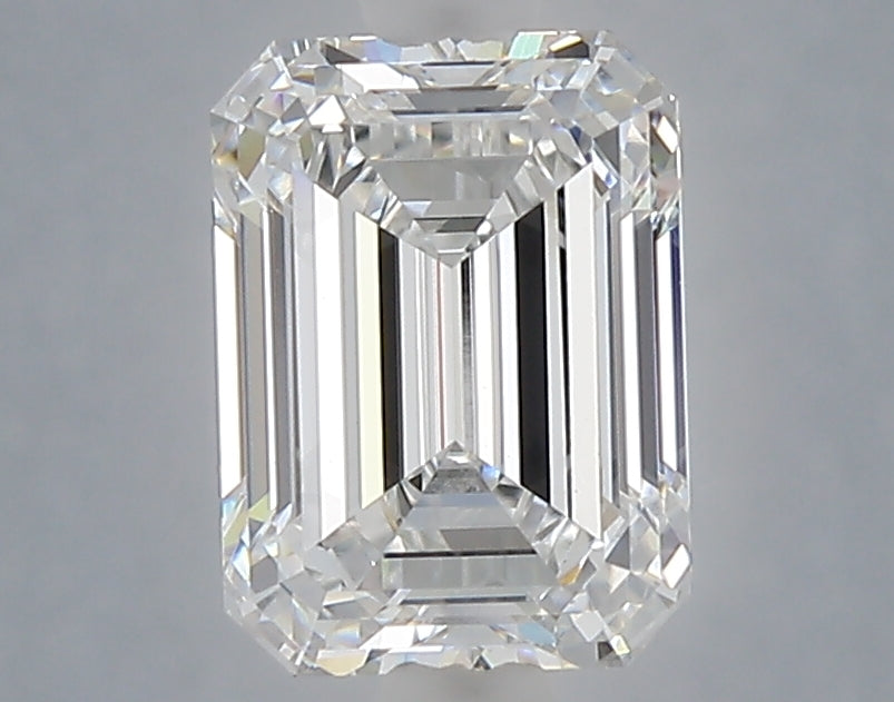 2.01 Carat Emerald Shaped, Ideal Cut, D Color, VVS2 Clarity, IGI Certified Lab Grown Diamond