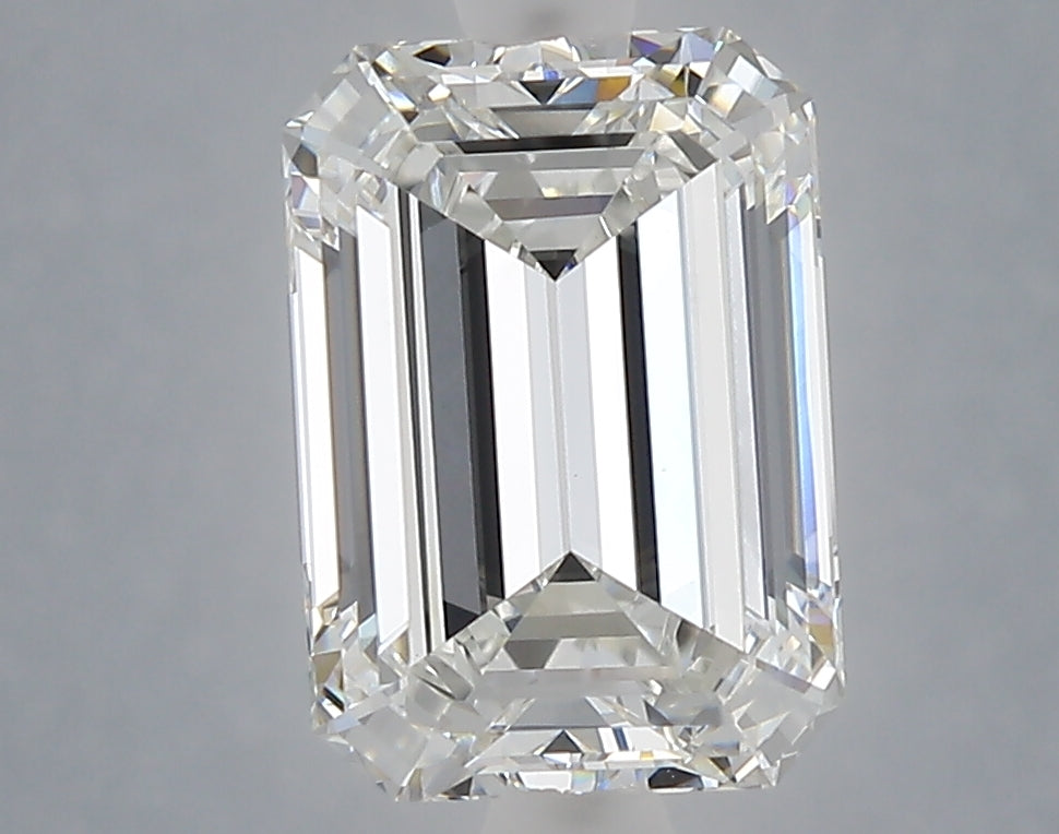 3.10 Carat Emerald Shaped, Ideal Cut, F Color, VVS2 Clarity, IGI Certified Lab Grown Diamond