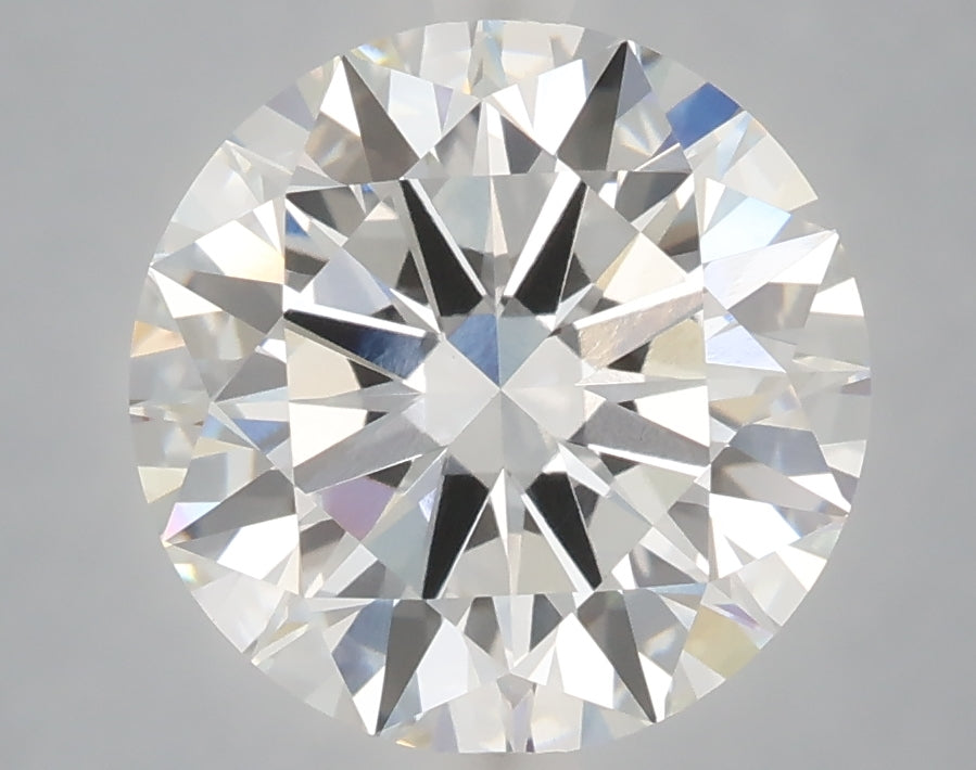4.08 Carat Round Shaped, Excellent Cut, E Color, VVS2 Clarity, IGI Certified Lab Grown Diamond