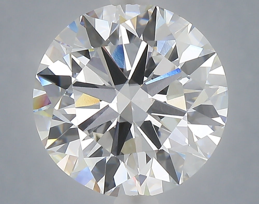 5.05 Carat Round Shaped, Excellent Cut, E Color, VVS2 Clarity, IGI Certified Lab Grown Diamond