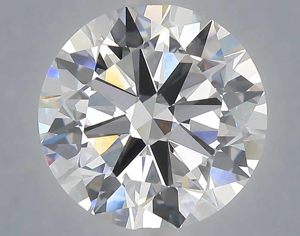 5.00 Carat Round Shaped, Excellent Cut, F Color, VVS2 Clarity, IGI Certified Lab Grown Diamond
