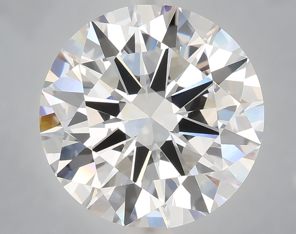 5.02 Carat Round Shaped, Excellent Cut, F Color, VS1 Clarity, IGI Certified Lab Grown Diamond