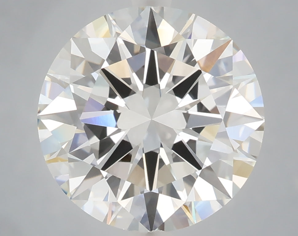 5.00 Carat Round Shaped, Excellent Cut, F Color, VVS2 Clarity, IGI Certified Lab Grown Diamond