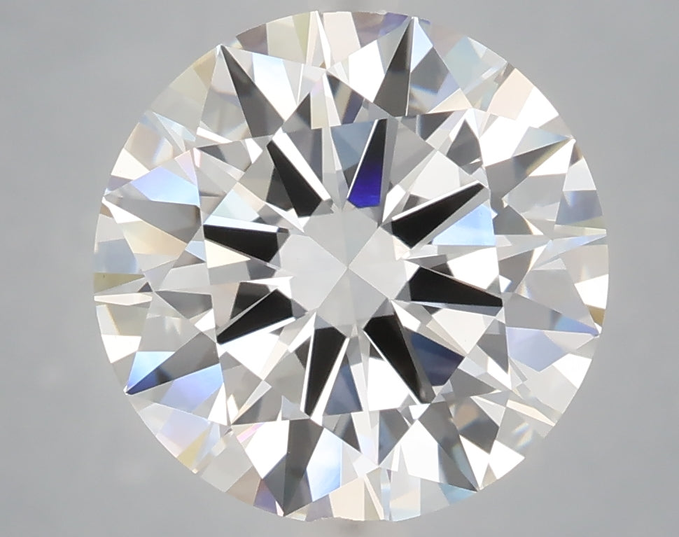 5.02 Carat Round Shaped, Excellent Cut, E Color, VVS2 Clarity, IGI Certified Lab Grown Diamond