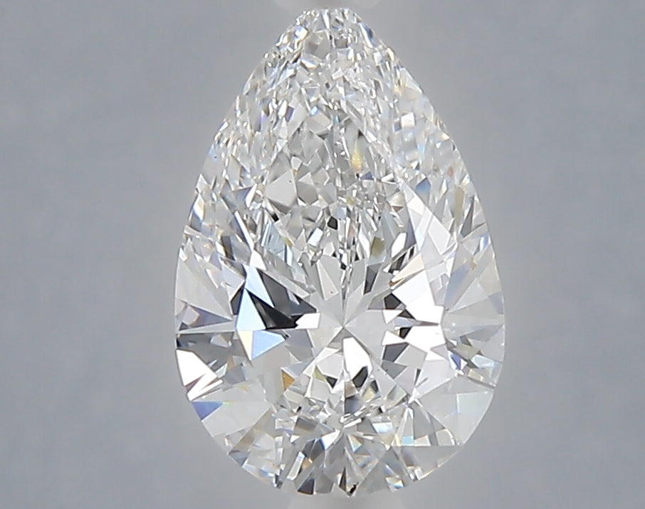 1.60 Carat Pear Shaped, Ideal Cut, D Color, VS1 Clarity, IGI Certified Lab Grown Diamond
