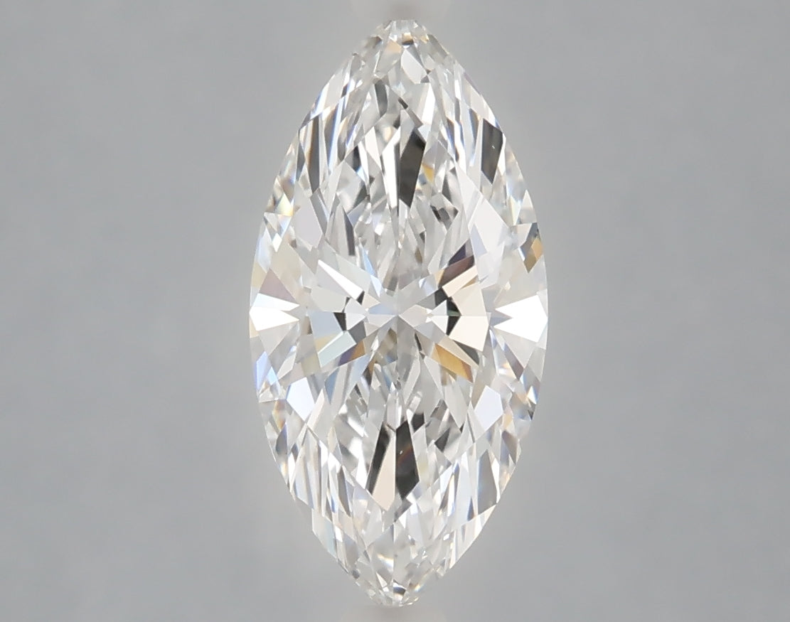 1.75 Carat Marquise Shaped, Ideal Cut, D Color, VVS2 Clarity, IGI Certified Lab Grown Diamond