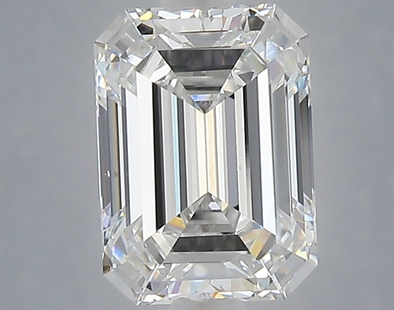 2.04 Carat Emerald Shaped, Ideal Cut, E Color, VVS2 Clarity, IGI Certified Lab Grown Diamond