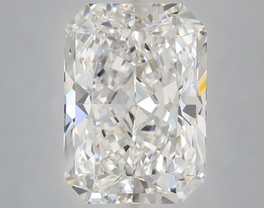 5.00 Carat Radiant Shaped, Ideal Cut, E Color, VVS2 Clarity, IGI Certified Lab Grown Diamond