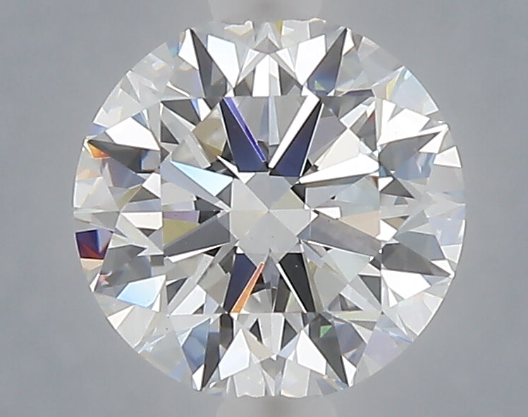 2.03 Carat Round Shaped, Ideal Cut, D Color, VVS2 Clarity, IGI Certified Lab Grown Diamond
