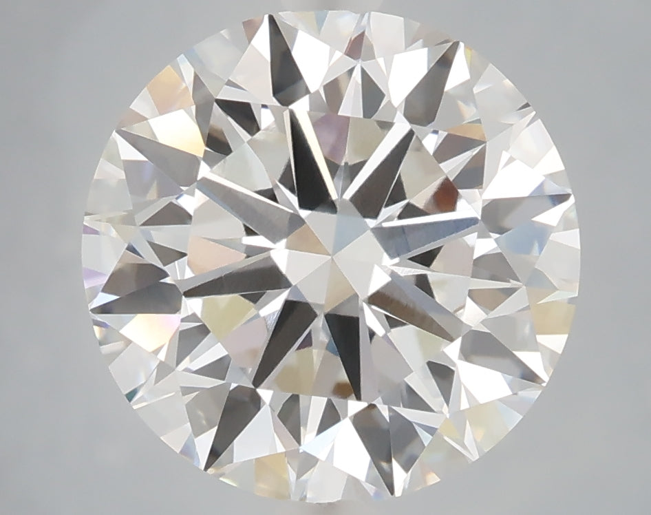 5.01 Carat Round Shaped, Excellent Cut, E Color, VVS2 Clarity, IGI Certified Lab Grown Diamond