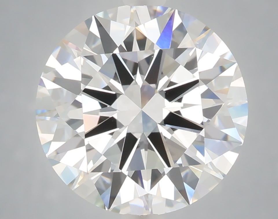 5.00 Carat Round Shaped, Excellent Cut, F Color, VVS2 Clarity, IGI Certified Lab Grown Diamond