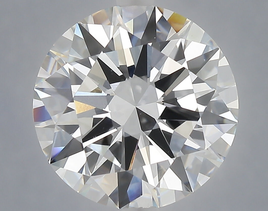 6.01 Carat Round Shaped, Excellent Cut, E Color, VS1 Clarity, IGI Certified Lab Grown Diamond